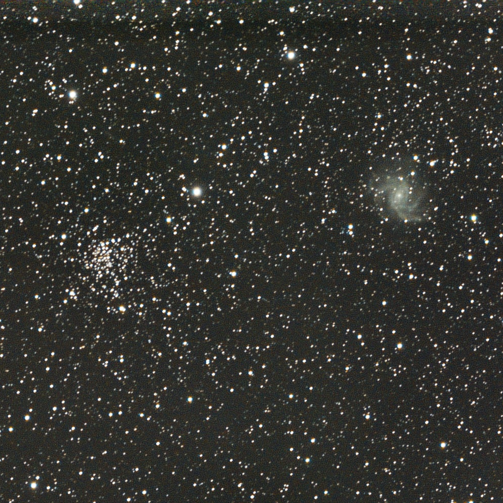 Fireworks Galaxy and NGC 6939